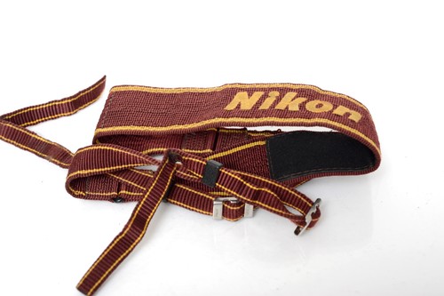 Vintage nikon burgundy camera - nikon,