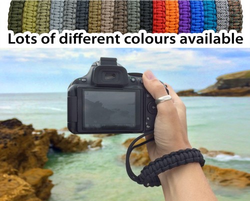 Handmade paracord camera wrist - handmade,